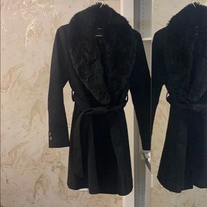 Ever New coat with faux fur